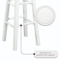 Wood Pub Classic Backless Bar Stool-Kirkland's Home Sale