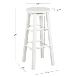 Wood Pub Classic Backless Bar Stool-Kirkland's Home Sale
