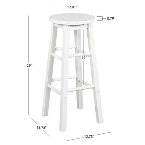 Wood Pub Classic Backless Bar Stool-Kirkland's Home Sale