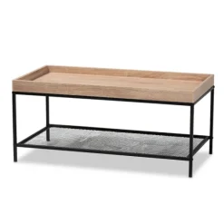 Wood Raised Edge Coffee Table-Kirkland's Home Flash Sale