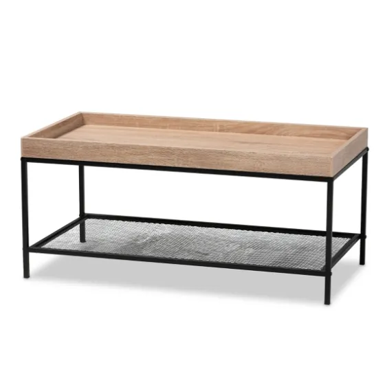 Wood Raised Edge Coffee Table-Kirkland's Home Flash Sale