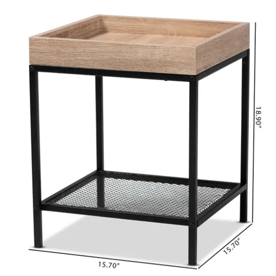 Wood Raised Edge Side Table-Kirkland's Home Hot