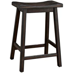 Wood Rectangular Counter Stools, Set Of 2-Kirkland's Home Best