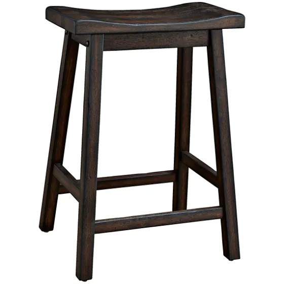 Wood Rectangular Counter Stools, Set Of 2-Kirkland's Home Best