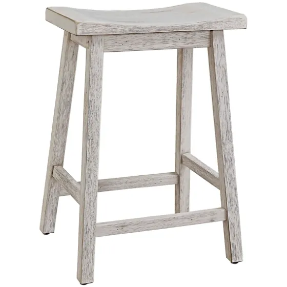 Wood Rectangular Counter Stools, Set Of 2-Kirkland's Home Outlet