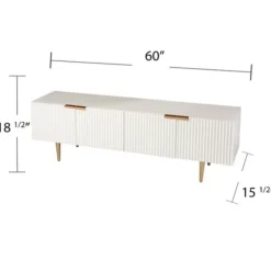 Wood Ribbed Doors Media Cabinet-Kirkland's Home Discount