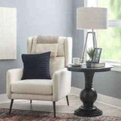 Wood Round Base Side Table-Kirkland's Home Clearance