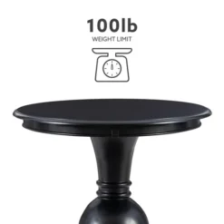 Wood Round Base Side Table-Kirkland's Home Clearance