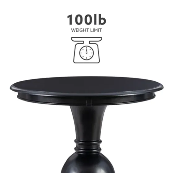 Wood Round Base Side Table-Kirkland's Home Clearance