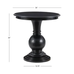 Wood Round Base Side Table-Kirkland's Home Clearance
