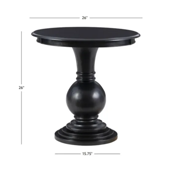 Wood Round Base Side Table-Kirkland's Home Clearance