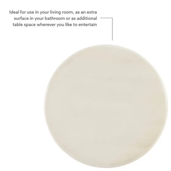 Wood Round Base Side Table-Kirkland's Home Discount