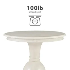 Wood Round Base Side Table-Kirkland's Home Discount