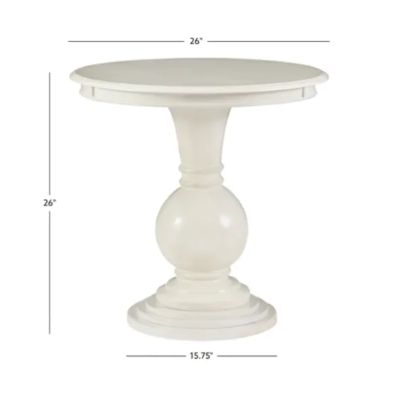 Wood Round Base Side Table-Kirkland's Home Discount