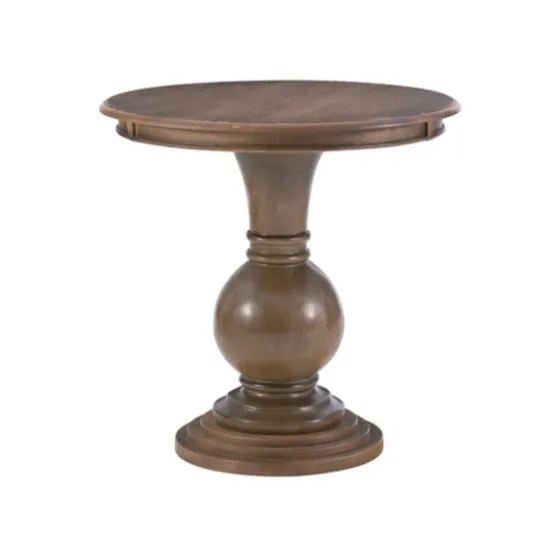 Wood Round Base Side Table-Kirkland's Home Online