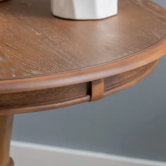 Wood Round Base Side Table-Kirkland's Home Online