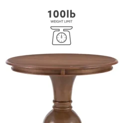 Wood Round Base Side Table-Kirkland's Home Online