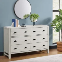 Wood Rustic 6-Drawer Chest-Kirkland's Home Cheap