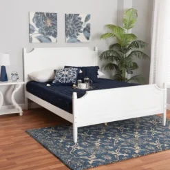 Wood Scalloped Queen Bed Frame-Kirkland's Home Hot