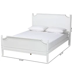 Wood Scalloped Queen Bed Frame-Kirkland's Home Hot