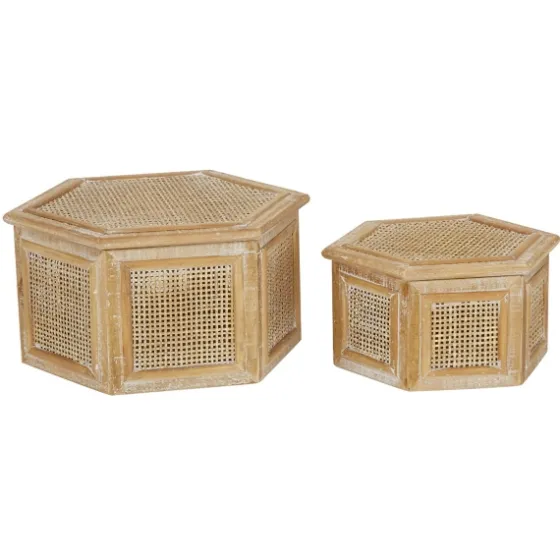 Wood Screen Panel Boxes, Set Of 2-Kirkland's Home Shop