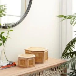 Wood Screen Panel Boxes, Set Of 2-Kirkland's Home Shop