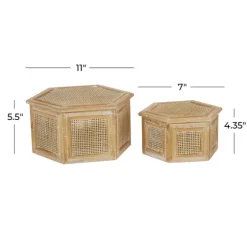 Wood Screen Panel Boxes, Set Of 2-Kirkland's Home Shop