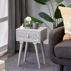 Wood Scroll Drawer Accent Table-Kirkland's Home Cheap