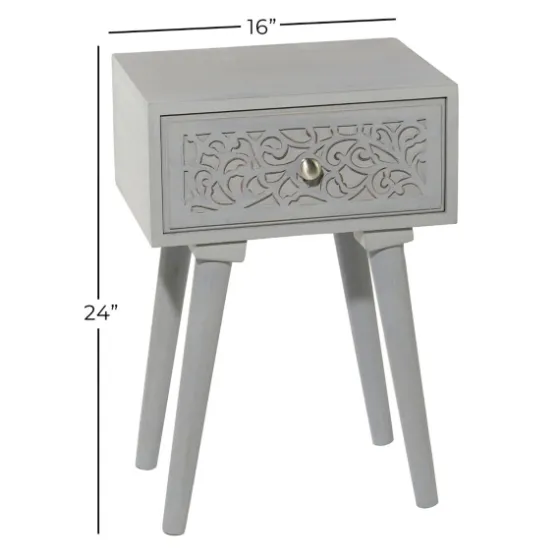 Wood Scroll Drawer Accent Table-Kirkland's Home Cheap