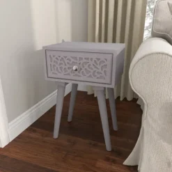 Wood Scroll Drawer Accent Table-Kirkland's Home Cheap