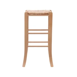 Wood Seagrass Backless 2-Pc. Bar Stool Set-Kirkland's Home Best
