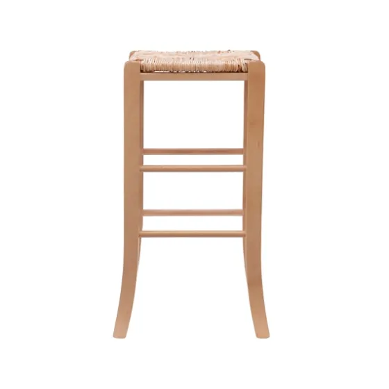 Wood Seagrass Backless 2-Pc. Bar Stool Set-Kirkland's Home Best