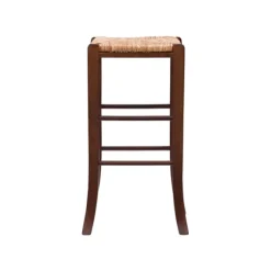 Wood Seagrass Backless 2-Pc. Bar Stool Set-Kirkland's Home Discount