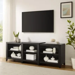 Wood 6-Shelf Media Cabinet-Kirkland's Home Store