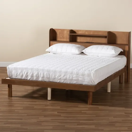 Wood Shelves Full Platform Bed-Kirkland's Home New