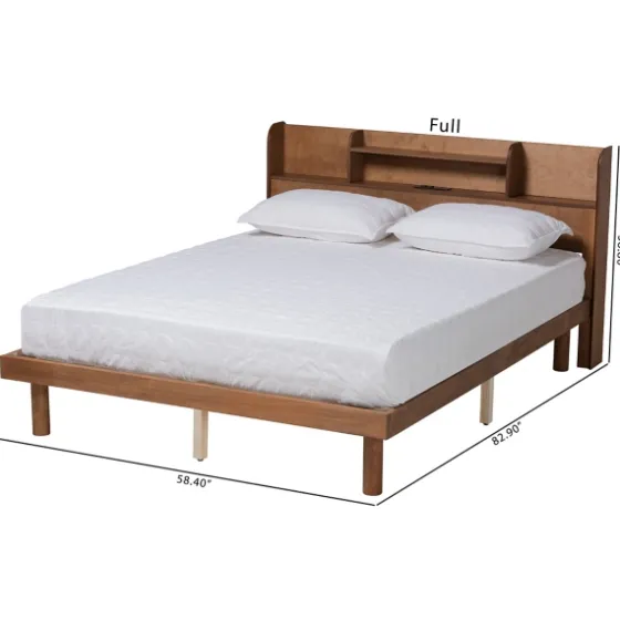 Wood Shelves Full Platform Bed-Kirkland's Home New