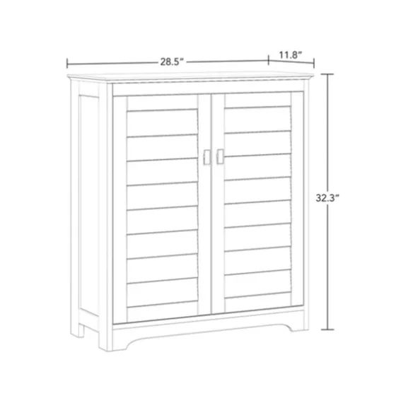 Wood Shutter 2-Door Cabinet-Kirkland's Home New