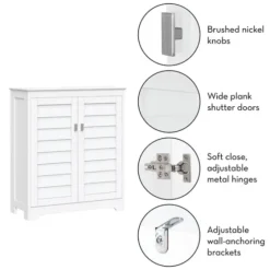 Wood Shutter 2-Door Cabinet-Kirkland's Home New