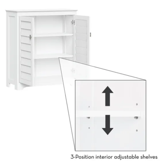 Wood Shutter 2-Door Cabinet-Kirkland's Home New
