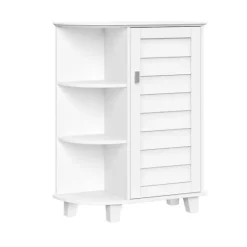 Wood Shutter Door Open Shelf Cabinet-Kirkland's Home Shop