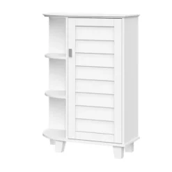 Wood Shutter Door Open Shelf Cabinet-Kirkland's Home Shop
