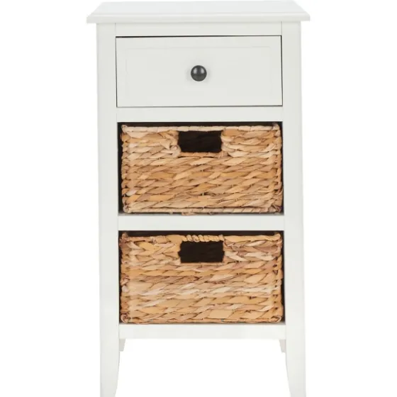 Wood Side Table With Baskets-Kirkland's Home Discount