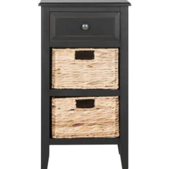 Wood Side Table With Baskets-Kirkland's Home Online