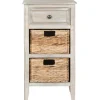 Wood Side Table With Baskets-Kirkland's Home Flash Sale