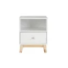 Wood Single Drawer Footed Nightstand-Kirkland's Home Discount