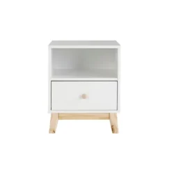 Wood Single Drawer Footed Nightstand-Kirkland's Home Discount