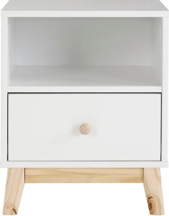 Wood Single Drawer Footed Nightstand-Kirkland's Home Discount