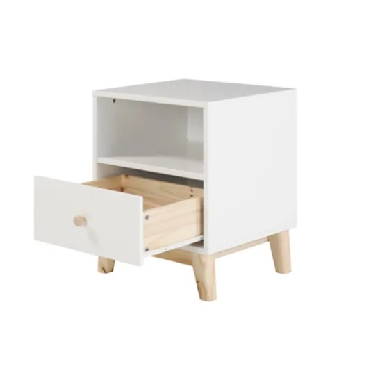 Wood Single Drawer Footed Nightstand-Kirkland's Home Discount