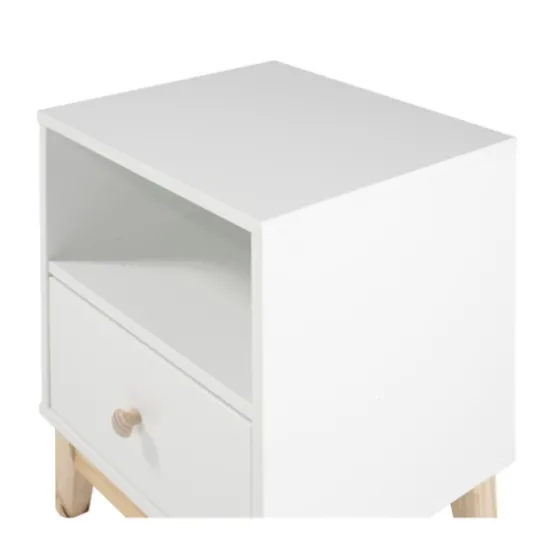 Wood Single Drawer Footed Nightstand-Kirkland's Home Discount