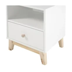 Wood Single Drawer Footed Nightstand-Kirkland's Home Discount
